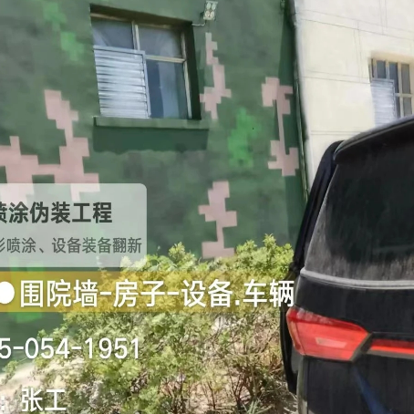 固原数码迷彩漆施工